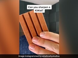 Wait, What? Man Sharpens KitKat Bar And Cuts Tomato With It