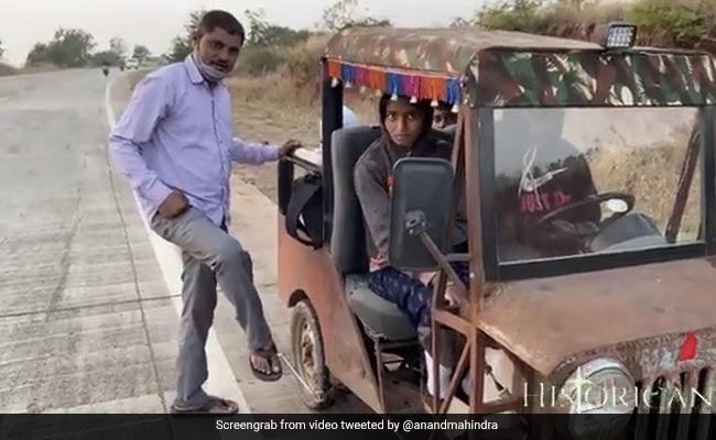 Watch: This Maharashtra Man Built A 4-Wheeler That Impressed Anand Mahindra