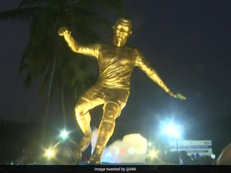 Cristiano Ronaldo's Statue Installed In Goa