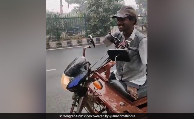 Anand Mahindra Offers A Job To Delhi Man With No Limbs. His Video Is Viral