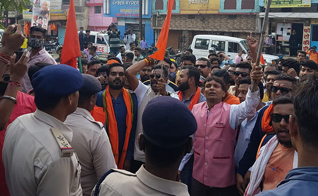 Members Of 2 Groups Clash Over Removal Of Religious Flags In Chhattisgarh