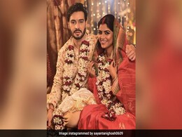 Actress Sayantani Ghosh Marries Anugrah Tiwari. See Wedding Pics Actress Sayantani Ghosh Marries Anugrah Tiwari. See Wedding Pics