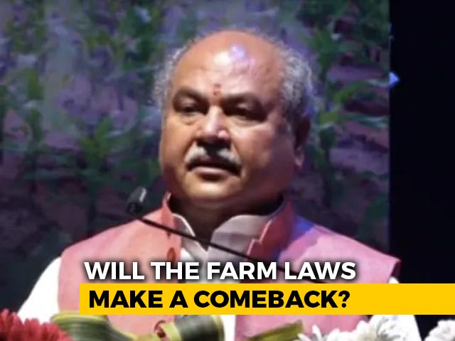 "Moved Step Back, Will Move Forward Again": Minister On Farm Laws
