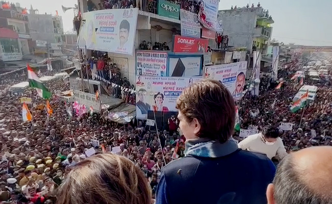 "What Did They Do In 7 Years?" Priyanka Gandhi Charges At PM Modi In UP's Amethi