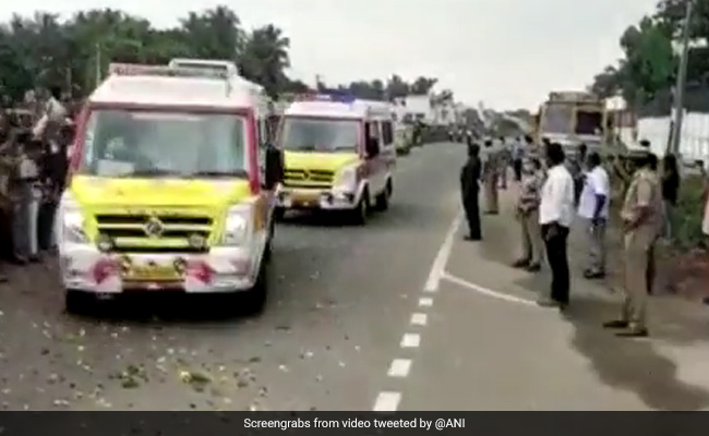 Watch: Crowds, Flower Shower As Convoy Takes Bodies Of Gen Rawat, Others