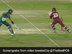 Watch: Babar Azam's Cheap Run Out After Mix-Up With Rizwan vs Windies
