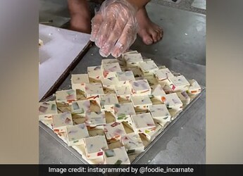 Wait? What! Ice Cream Meets Barfi In This Unique Fusion Dessert; Internet Is Amazed Wait? What! Ice Cream Meets Barfi In This Unique Fusion Dessert; Internet Is Amazed