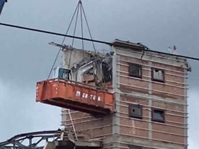 You've Never Seen A Building Being Demolished Like This