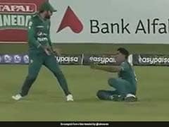 Watch: Pak Players' Comical Catch Attempt Reminds Fans Of Ajmal Drop