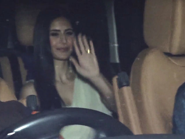 Katrina Kaif Waves To Cameras Outside Vicky Kaushal's Home