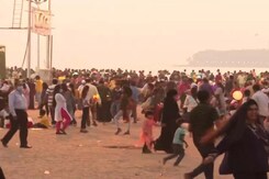 Watch: Huge Crowd At Mumbai Beach Despite Order On Large Gatherings Watch: Huge Crowd At Mumbai Beach Despite Order On Large Gatherings