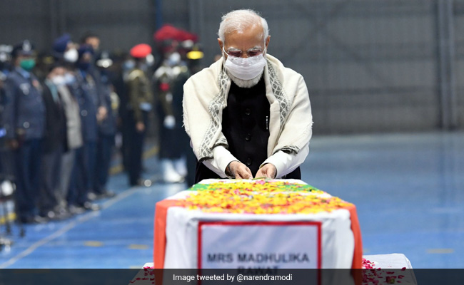 Highlights: PM Modi Pays Tribute To Gen Rawat, Other Chopper Crash Victims