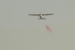 Video: Aircraft Showers Flowers On Farmers Returning Home After A Year Video: Aircraft Showers Flowers On Farmers Returning Home After A Year