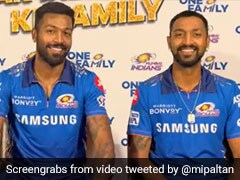 Watch: Mumbai Indians Post Old Video Of Hardik, Krunal And Ishan Kishan