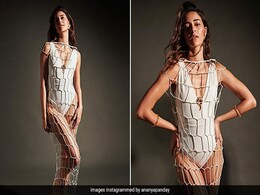 Ananya Panday Is Making Jaws Drop In Her White Swimsuit And Cutout Net Coverup Ananya Panday Is Making Jaws Drop In Her White Swimsuit And Cutout Net Coverup