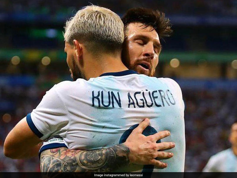 "Hurts A Lot": Lionel Messi Shares Heartbreaking Message On Sergio Aguero's Retirement