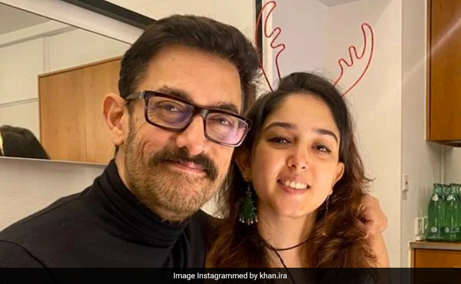 In Pics: Aamir Khan And Daughter Ira's Christmas Celebrations. Don't Miss The "Blooper"