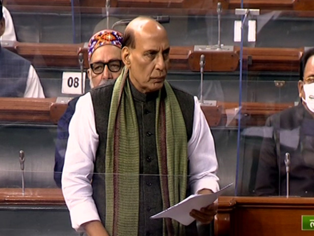 Defence Minister Briefs Parliament On Gen Rawat's Chopper Crash