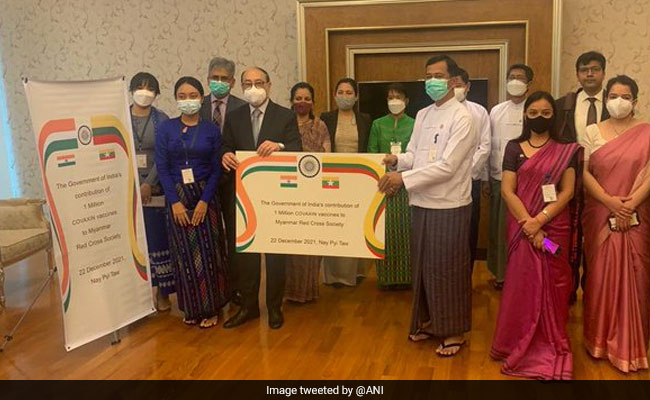 India Contributes 1 Million 'Made In India' Covid Vaccine Doses To Myanmar