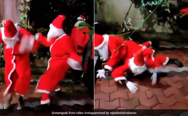 सेंटा क्लॉज़ ने लेट-लेटकर किया ऐसा मज़ेदार डांस, Video देख हंसते-हंसते लोगों ने पकड़ लिया पेट, बोले- ये कैसा पागलपन है