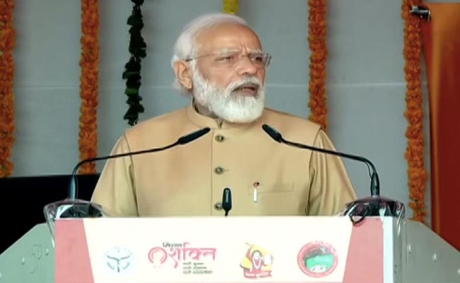 PM Modi Addresses Prayagraj Rally In UP To Reach Women Voters: Highlights