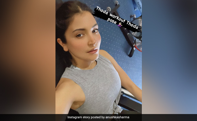 Anushka Sharma's Workout Selfie Is A Stylish Reminder For Us To Hit The Gym