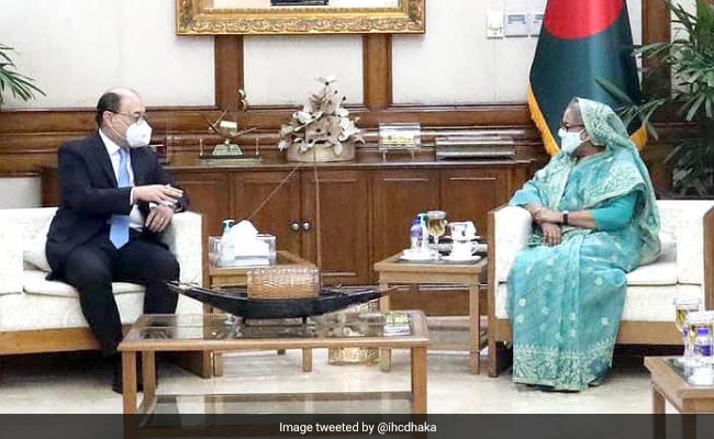 Foreign Secretary Harsh Shringla Calls On Bangladesh PM Sheikh Hasina In Dhaka