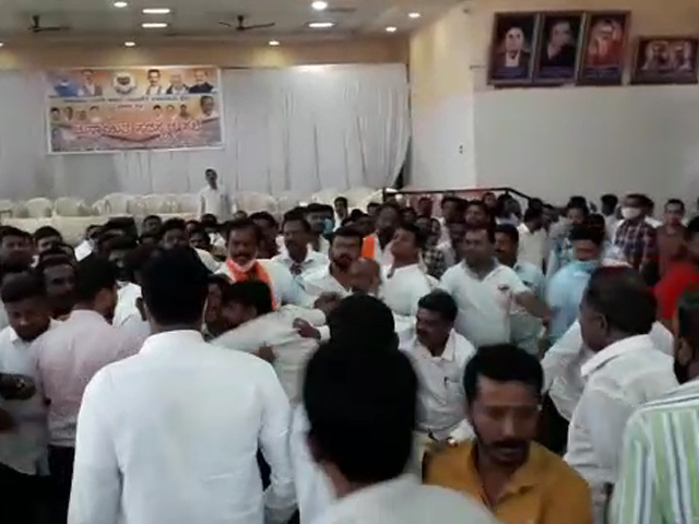 Watch:  BJP Factions Fist Fight In Meeting For Karnataka Council Polls