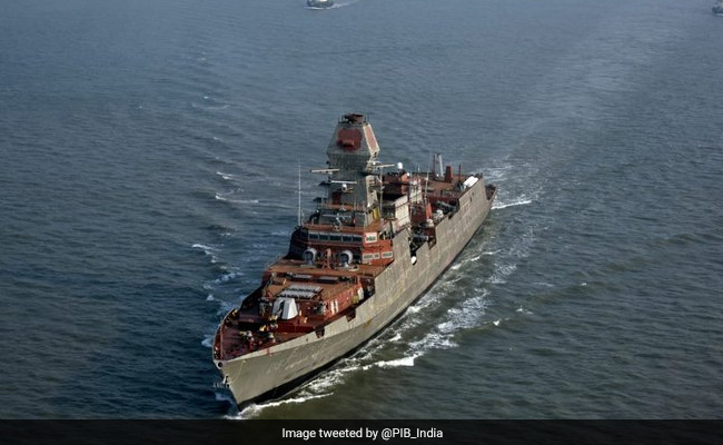 Sea Trials Of Navy's Stealth Destroyer Mormugao Begins In Arabian Sea