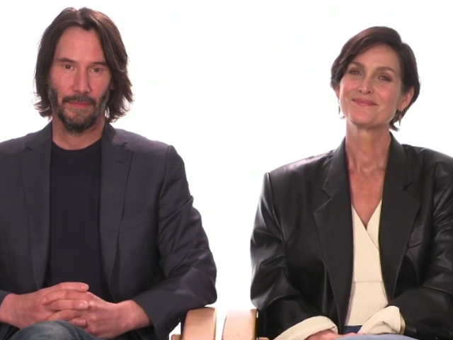 Keanu Reeves & Carrie-Anne Moss Interview on <i>The Matrix Resurrections</i>