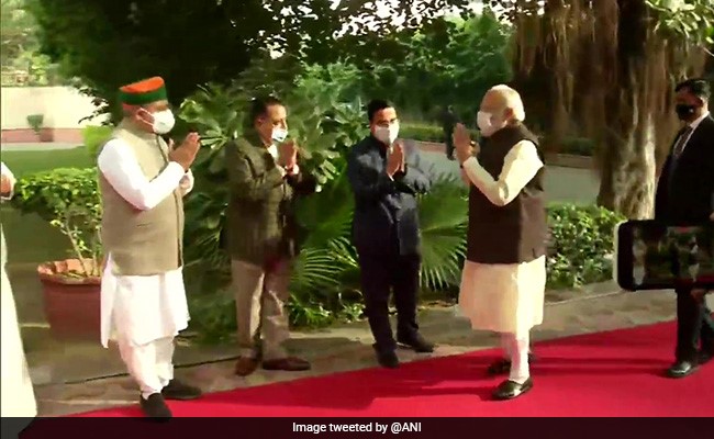 PM Modi, Union Ministers Attend BJP Parliamentary Party Meeting