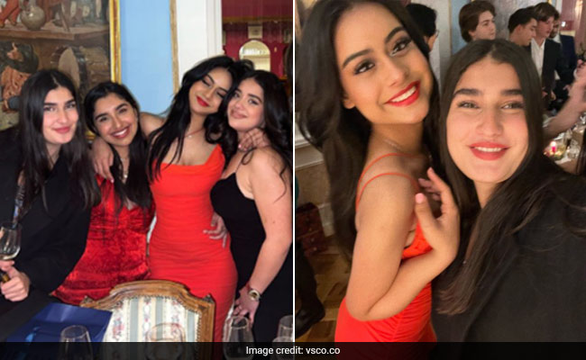 Nysa Devgan Is The Jingle Belle Of The Ball In A Chic Red Dress For Christmas