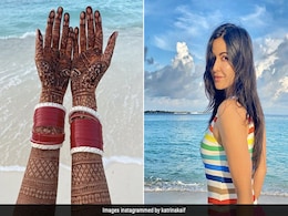 Honeymoon पर गईं कैटरीना कैफ ने शेयर की मेंहदी वाले हाथों की तस्वीर, क्या आप पहचान पाए इसमें विक्की कौशल का नाम ? Honeymoon पर गईं कैटरीना कैफ ने शेयर की मेंहदी वाले हाथों की तस्वीर, क्या आप पहचान पाए इसमें विक्की कौशल का नाम ?