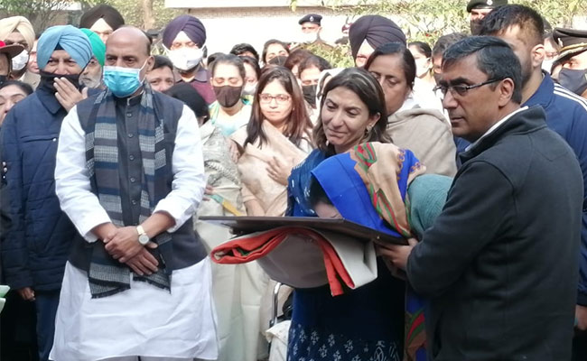 "Smiling Send-Off": Courageous Wife Of Crash Victim Brigadier LS Lidder