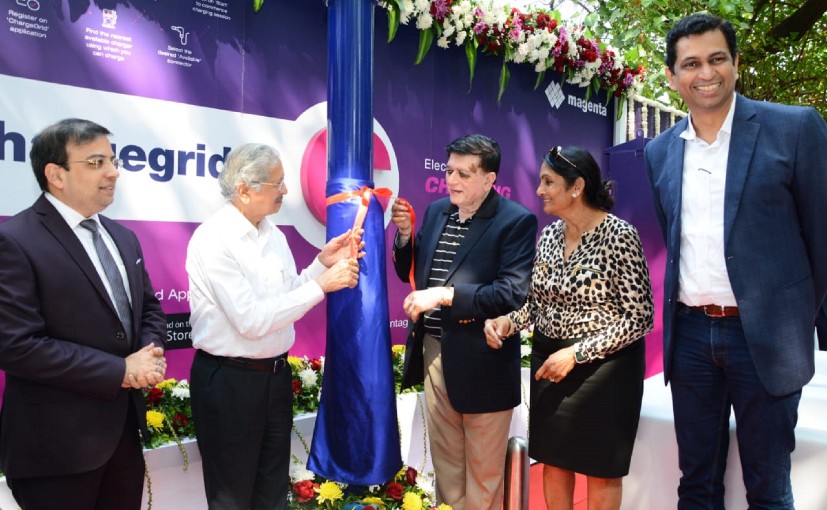 Magenta Power Collaborates With Central Railways For Public EV Charging Points, First Charger Inaugurated In Mumbai