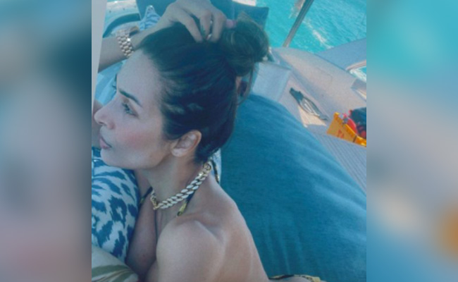 Malaika Arora Is Making Maldives Look More Summery Than Ever In A Printed Bikini