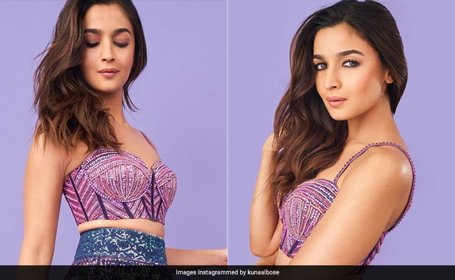 Alia Bhatt Can't Stop Obsessing Over Her Sequinned Manish Malhotra Lehenga And Neither Can We