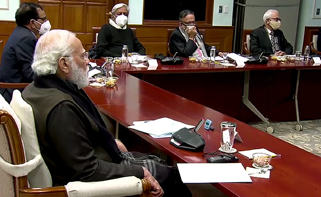 <i>"Satark, Saavdhan"</i>: PM Modi's Advice At High-Level Omicron Meet