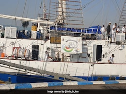 Indian Navy Ship Sudarshini Docks At Iran Port As Part Of Gulf Deployment Indian Navy Ship Sudarshini Docks At Iran Port As Part Of Gulf Deployment