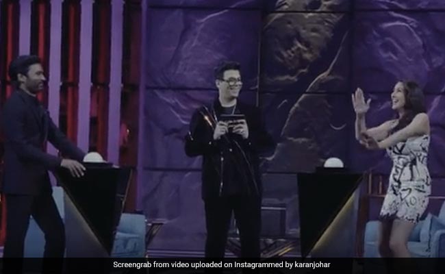 Karan Johar's <I>Gupshup</i> Session With Atrangi Stars Dhanush And Sara Ali Khan On <I>Koffee Shots With Karan</i>