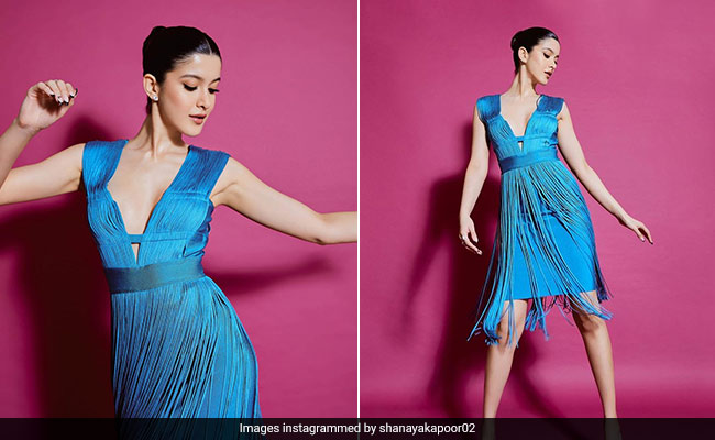Shanaya Kapoor Makes Her Way To The Trendiest Fringed Dress On The Block
