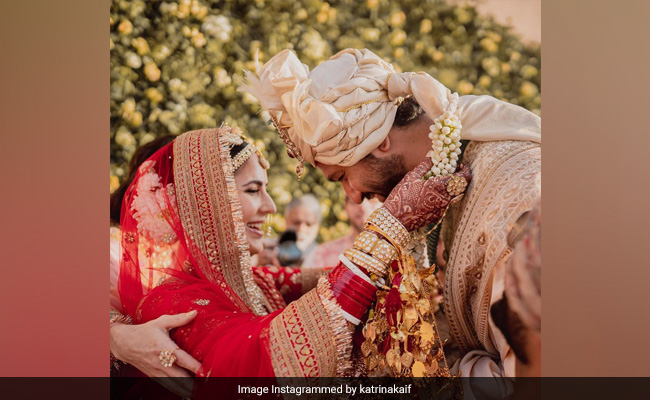Katrina Kaif And Vicky Kaushal Seek "Love And Blessings" - See Wedding Pics
