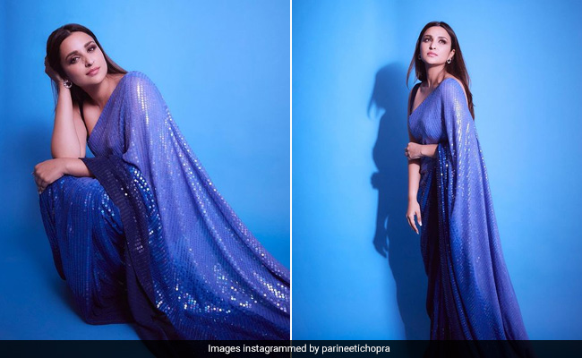 Like Parineeti Chopra, Shimmer And Shine In A Sequin Saree