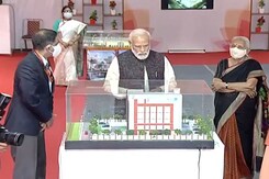 PM Modi Reviews Exhibition Of Multiple Projects In Gorakhpur PM Modi Reviews Exhibition Of Multiple Projects In Gorakhpur