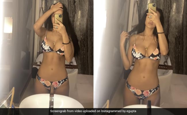 A Day In The Life Of Esha Gupta Is Incomplete Without A Mirror Selfie In A Stylish Bikini