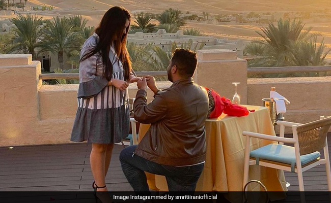 "Me For A <i>Saas</i>," Minister Smriti Irani Warns Daughter's Fiance