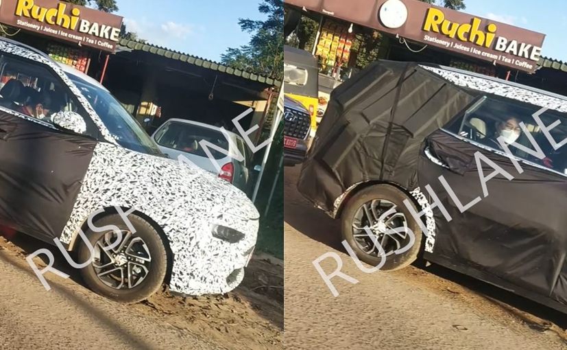 Kia Carens Three-Row MPV Spotted Testing In India