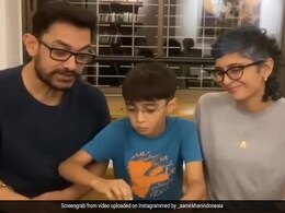 आमिर खान ने एक्स-वाइफ किरण राव के साथ मनाया बेटे अजाद का जन्मदिन, देखें वीडियो आमिर खान ने एक्स-वाइफ किरण राव के साथ मनाया बेटे अजाद का जन्मदिन, देखें वीडियो