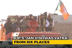 BJP Launches '<i>Jan Vishwas Yatra</i>' In UP Ahead Of Polls, Top Leaders Attend BJP Launches '<i>Jan Vishwas Yatra</i>' In UP Ahead Of Polls, Top Leaders Attend