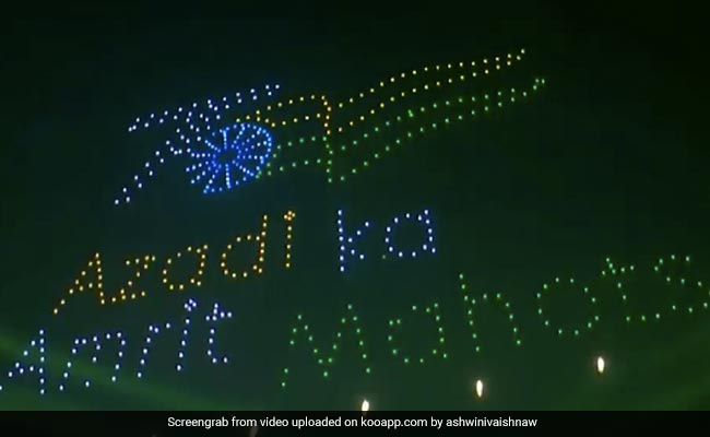500 Drones Used For Show On India's Freedom Struggle In Lucknow